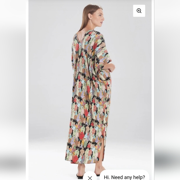 Natori Dynasty Kaftan Multicolor New Without Tags - Picture 15 of 15